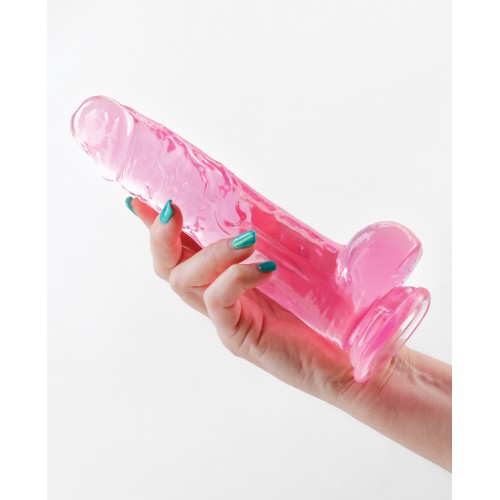 Fantasia Ballsy 7.5 Inch Dildo - Pink