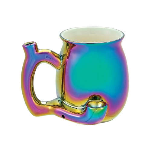 Electroplated Iridescent Roast & Toast Mug