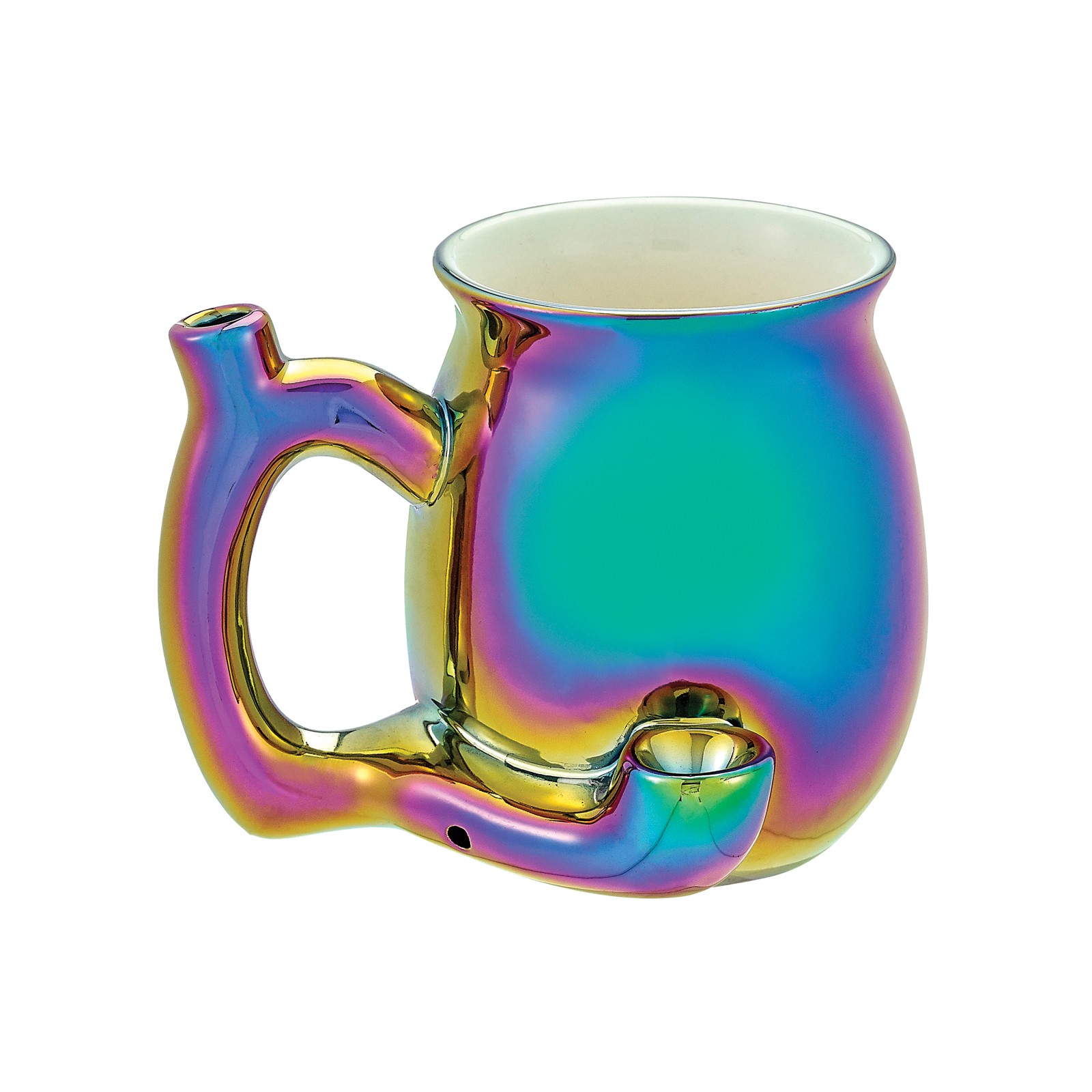 Electroplated Iridescent Roast & Toast Mug