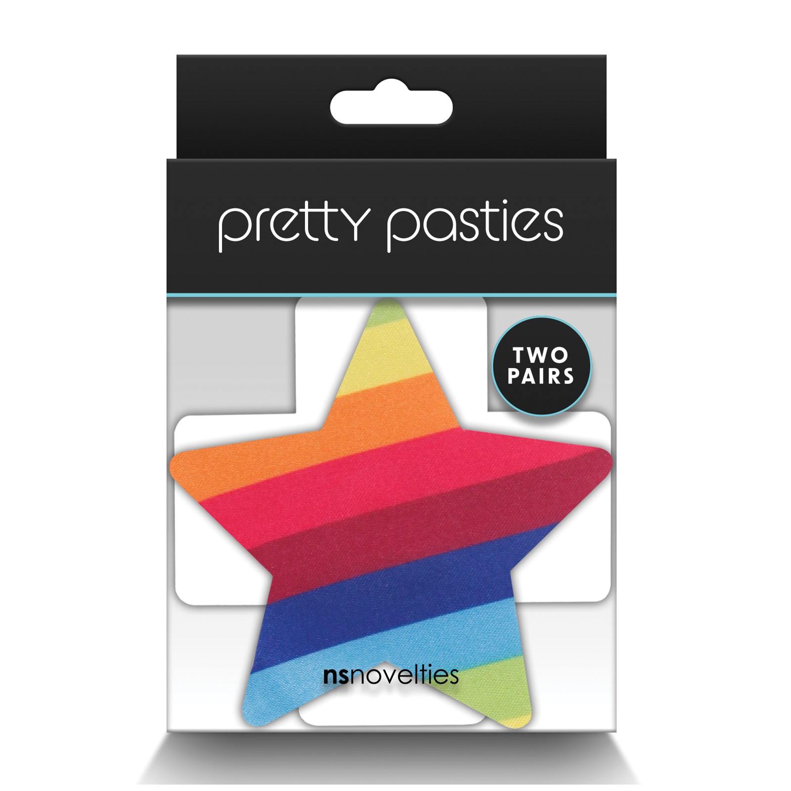 Pretty Pasties Pride Cross Star Rainbow Pack of 2