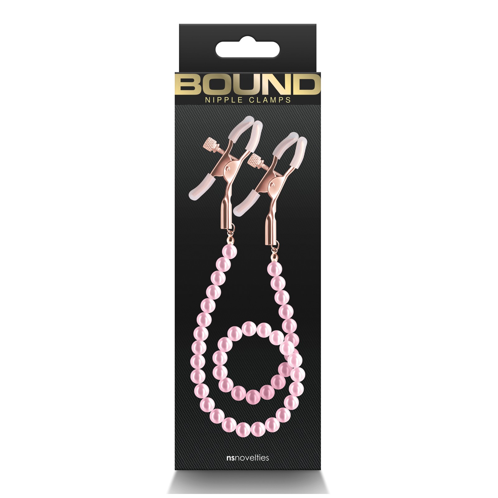 Bound Adjustable Nipple Clamps - Pink