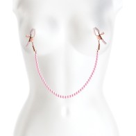 Bound Adjustable Nipple Clamps - Pink