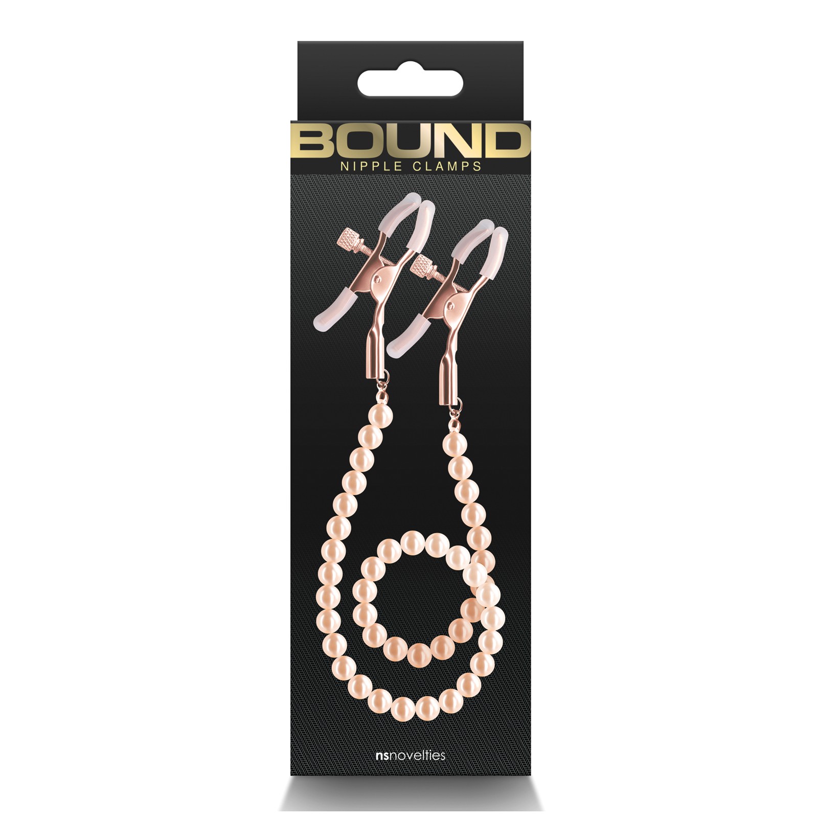 Bound DC1 Adjustable Nipple Clamps - Rose Gold