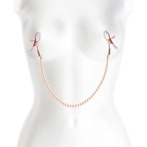 Bound DC1 Adjustable Nipple Clamps - Rose Gold