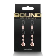 Bound D1 Rose Gold Nipple Clamps