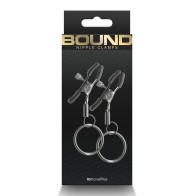 Bound C2 Adjustable Nipple Clamps - Gunmetal