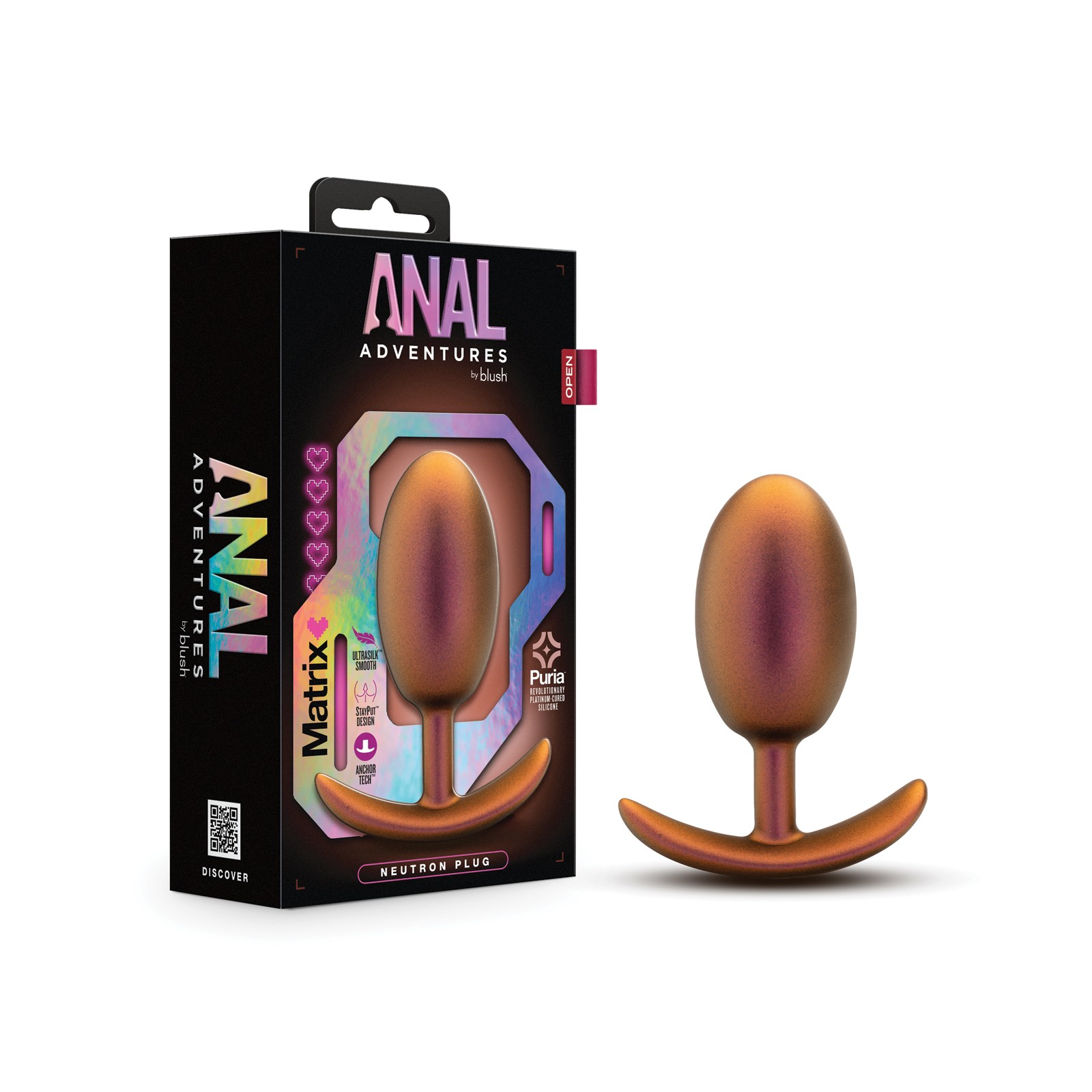 Blush Anal Adventures Matrix Neutron Plug - Copper