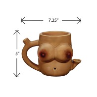 Fashioncraft Novelty Mug Boobs Brown