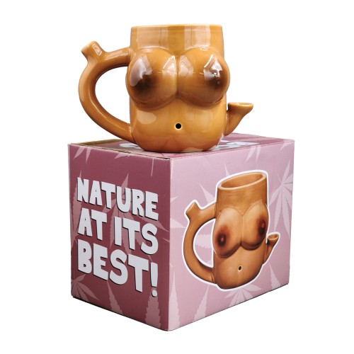 Fashioncraft Novelty Mug Boobs Brown