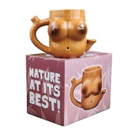 Fashioncraft Novelty Mug Boobs Brown