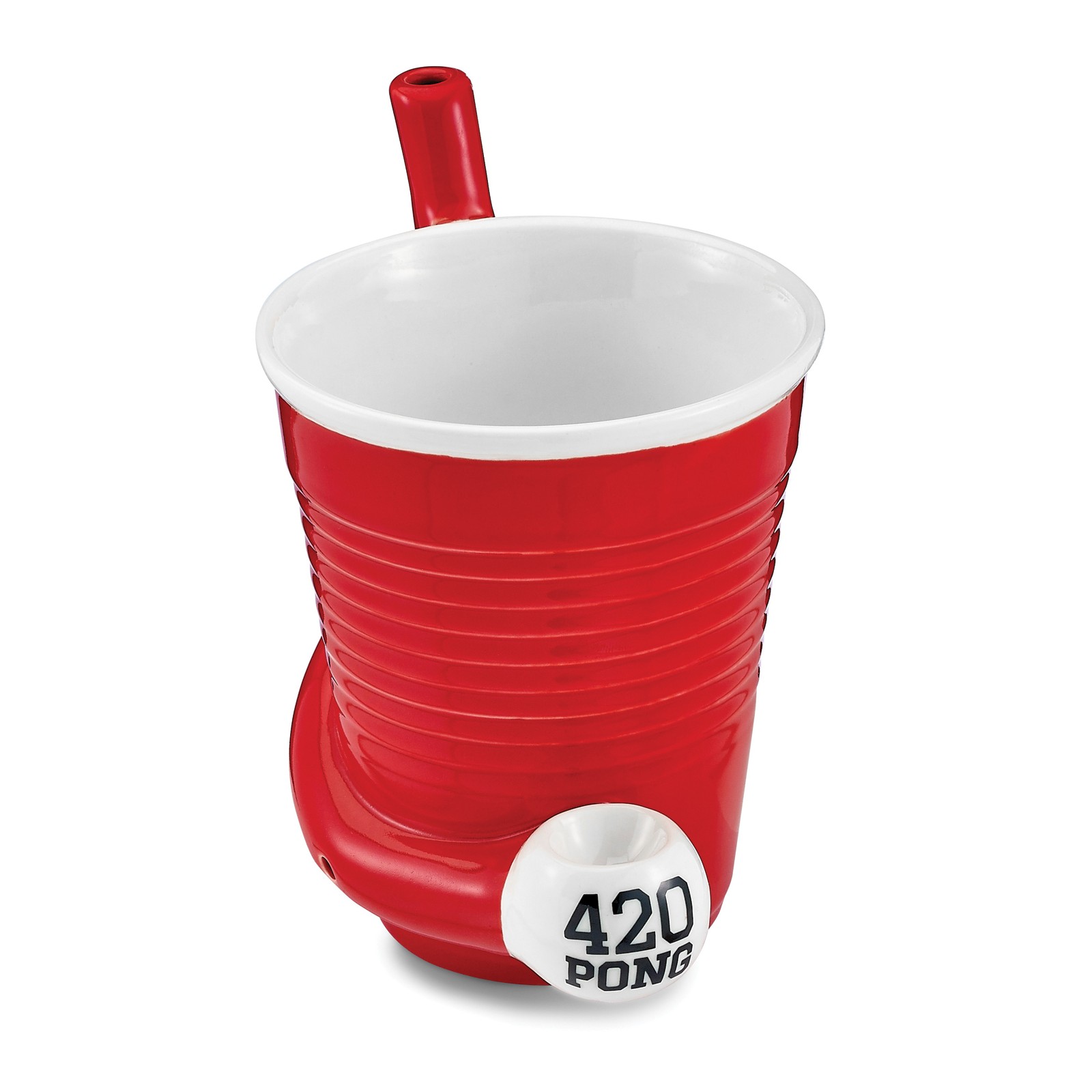 Taza Beer Pong Roja Fashioncraft - Divertida y Funcional