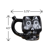 Taza de Novedad Calavera Negra Fashioncraft