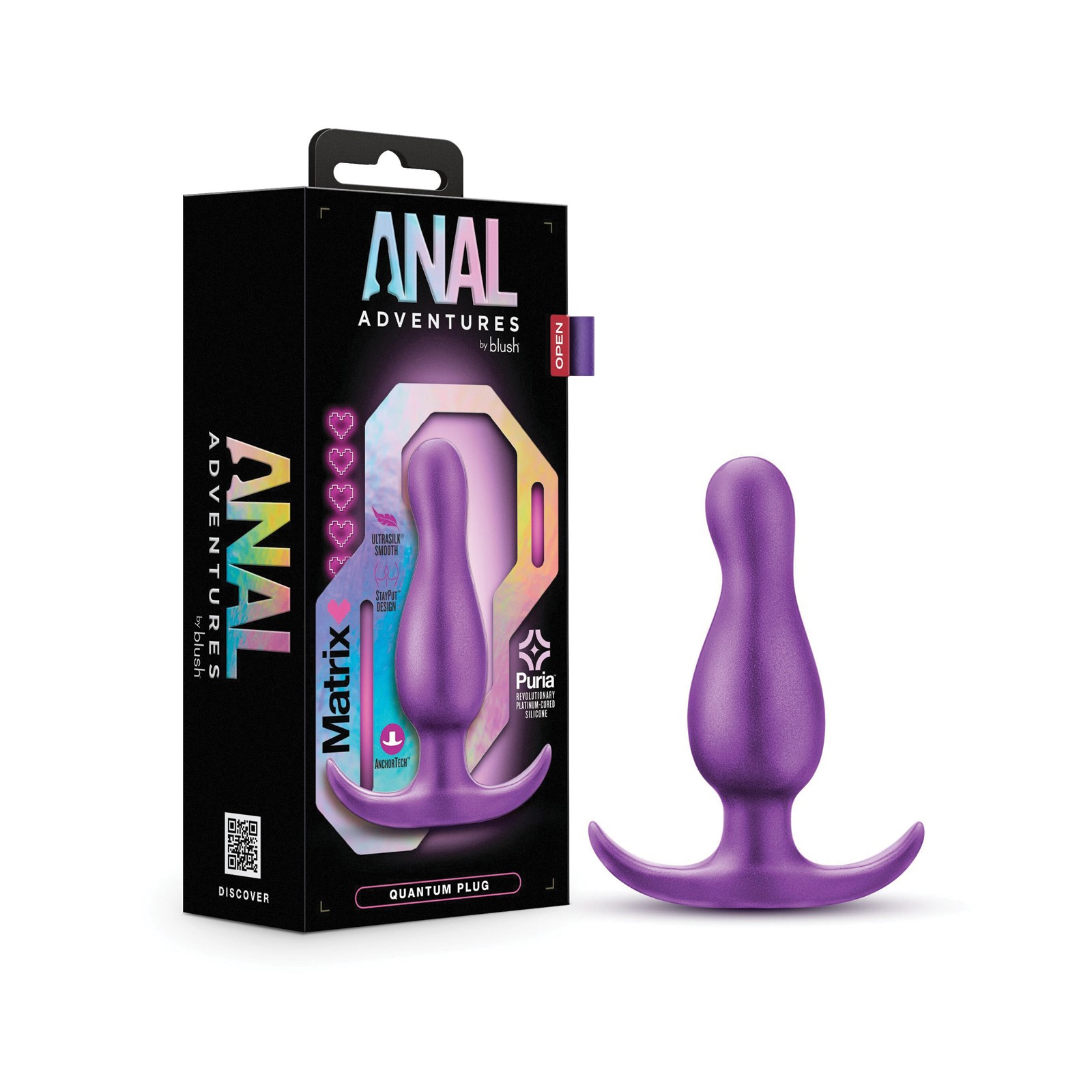 Blush Anal Adventures Matrix Quantum Plug - Purple