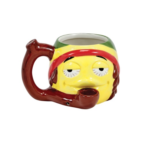 Rasta Stoned Emoji Novelty Mug