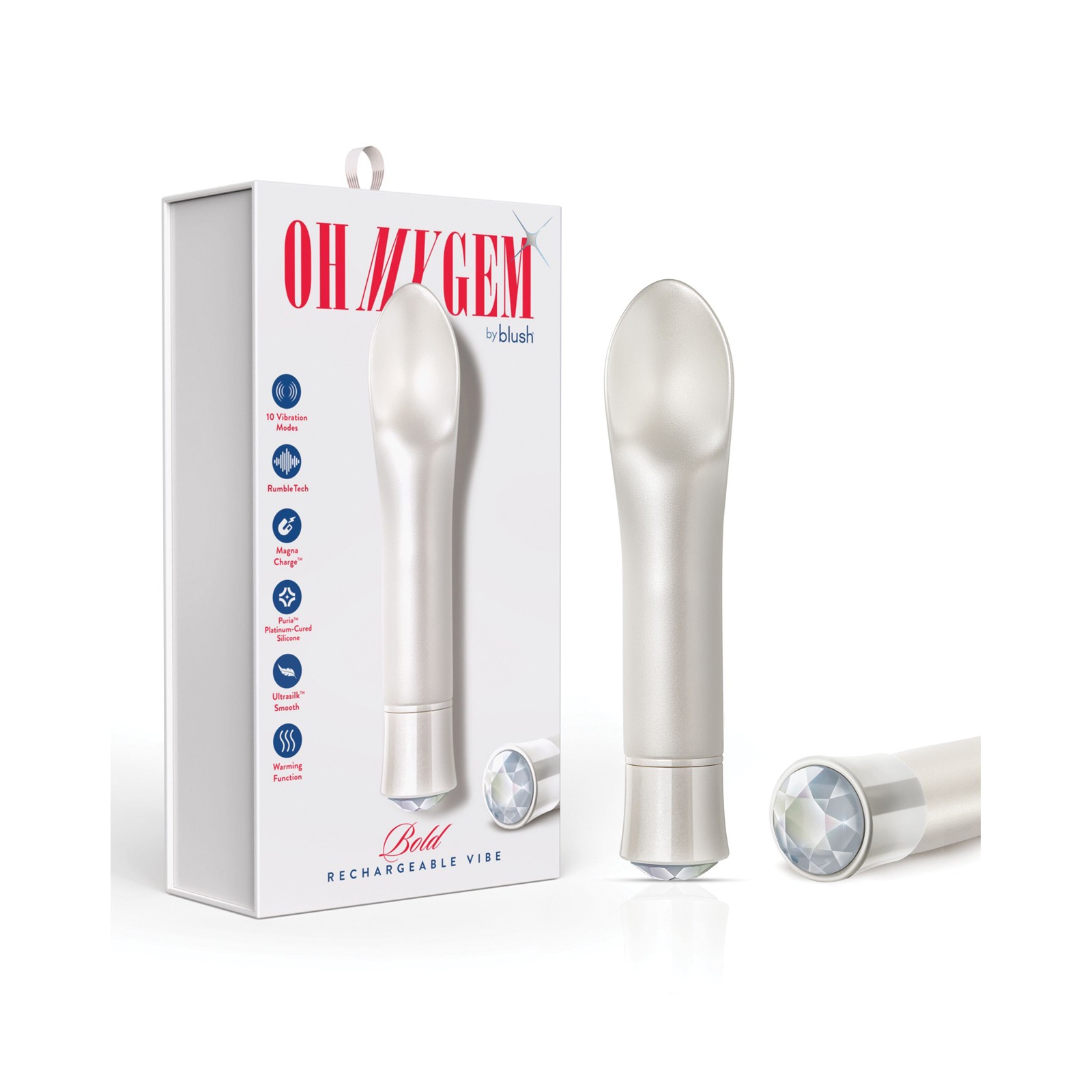 Blush Oh My Gem Vibrador Caliente - Diamante