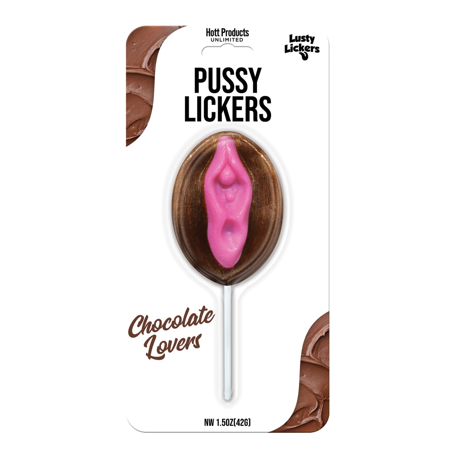 Lusty Lickers Pussy Pop Chocolate