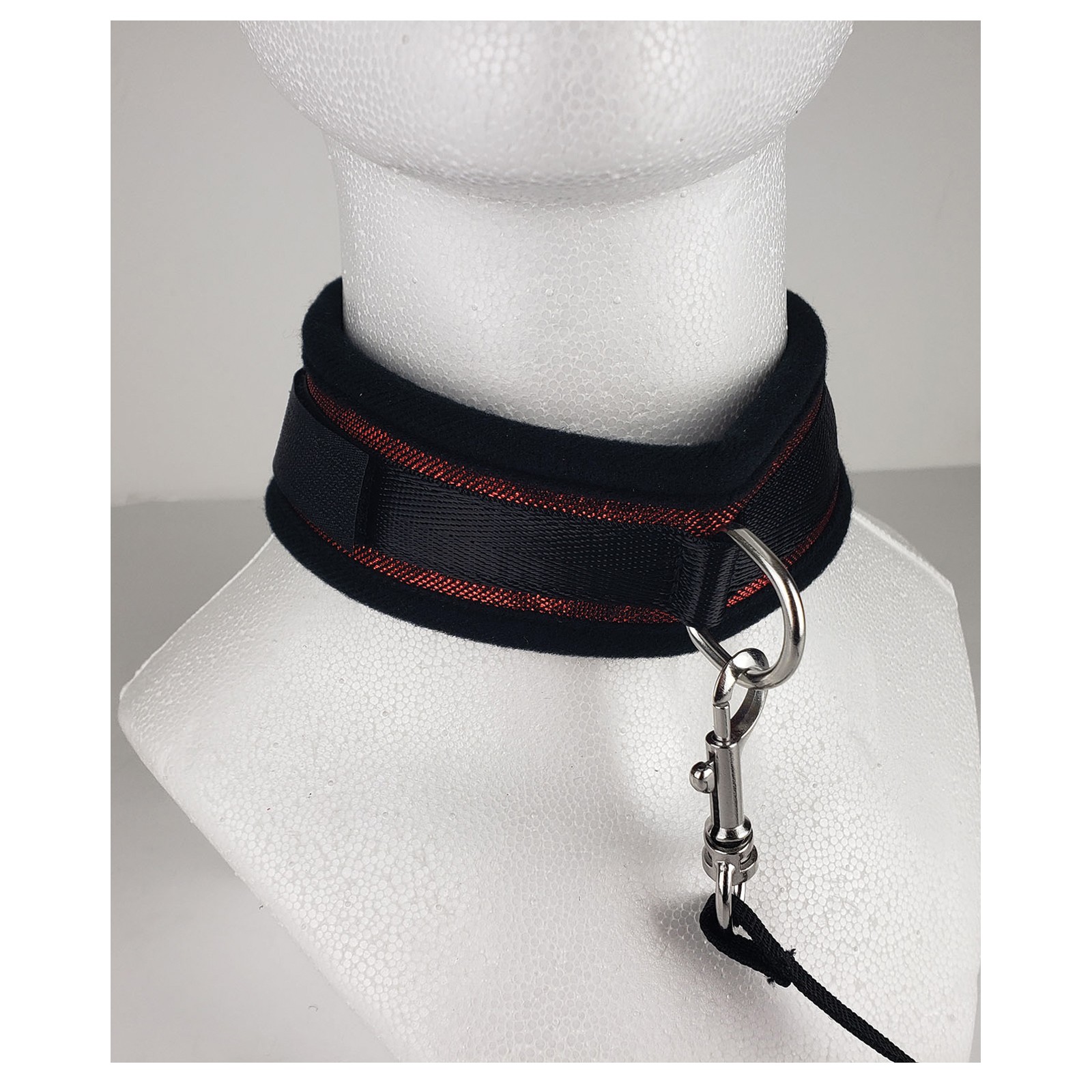 Collar y Correa Neoprene Spartacus - Rojo