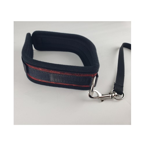 Collar y Correa Neoprene Spartacus - Rojo