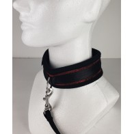 Spartacus Neoprene Collar & Leash - Red