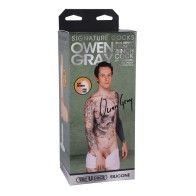 Signature Cocks 8 Inch Silicone Cock - Owen Grey