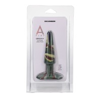 A Play 5" Groovy Silicone Anal Plug - Unique Design