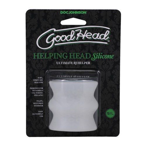 GoodHead Helping Head Silicone Stroker for Intense Pleasure