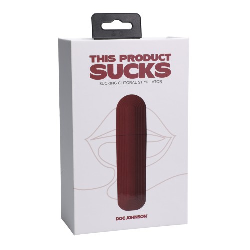 Lipstick Suction Toy for Discreet Pleasure - Red