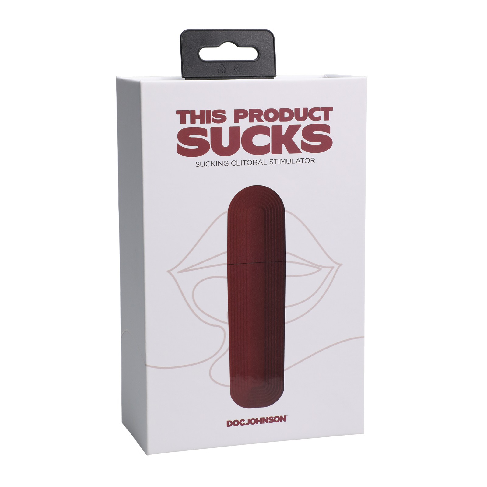 Lipstick Suction Toy for Discreet Pleasure - Red