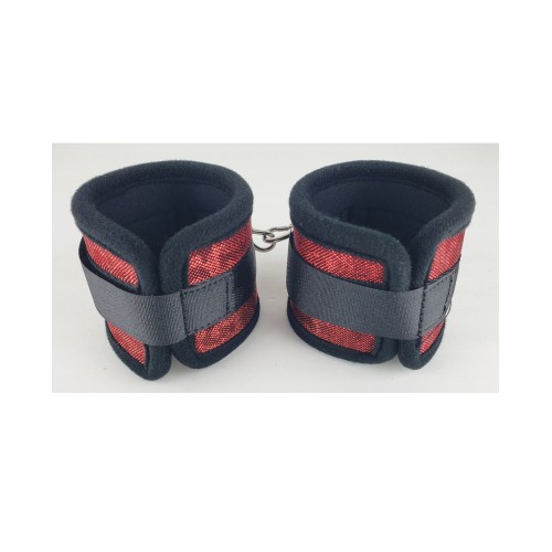 Spartacus Wrist Restraints Neoprene Red