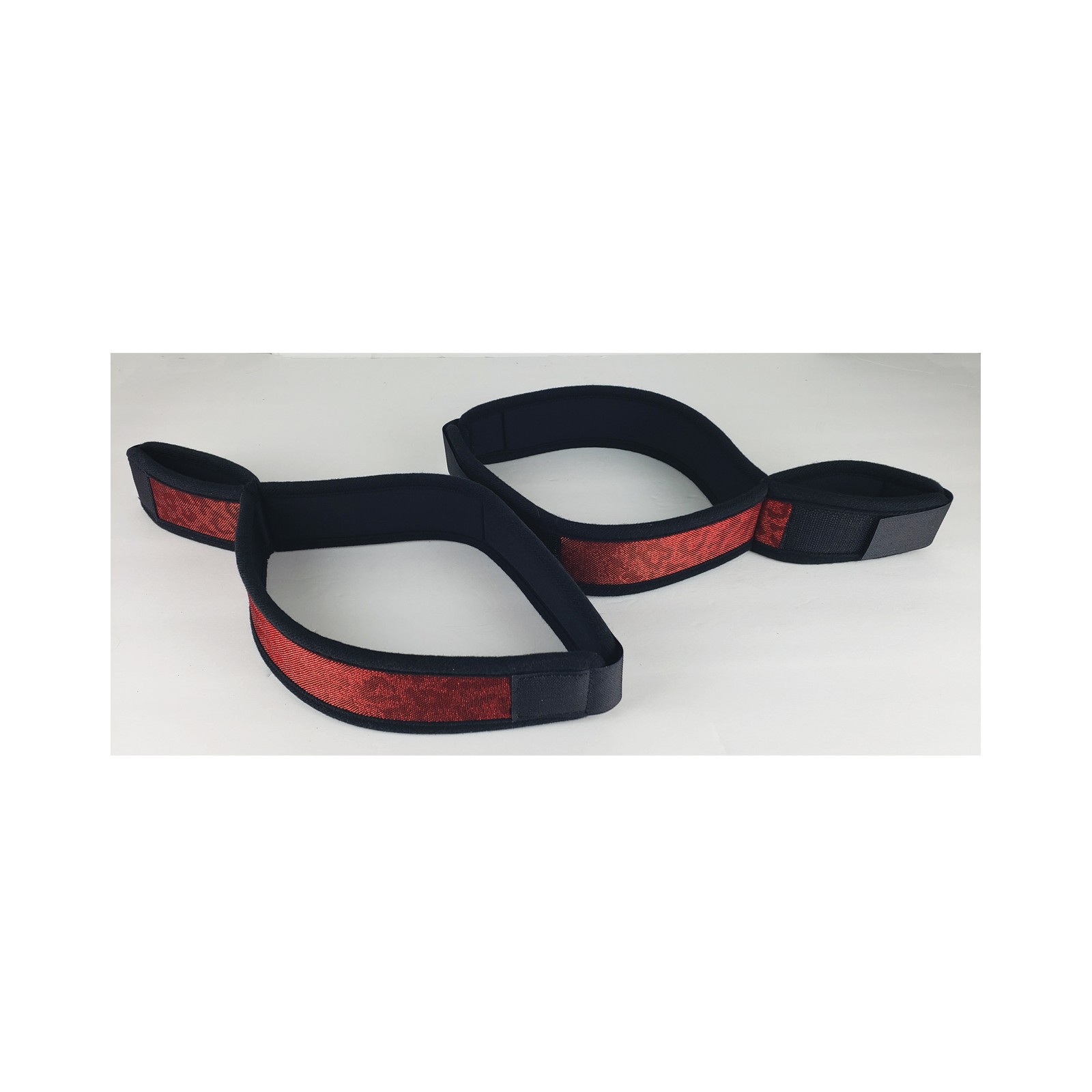 Spartacus Wrist to Thigh Cuffs Neoprene Red