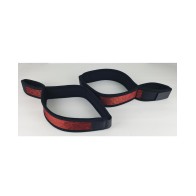 Spartacus Wrist to Thigh Cuffs Neoprene Red