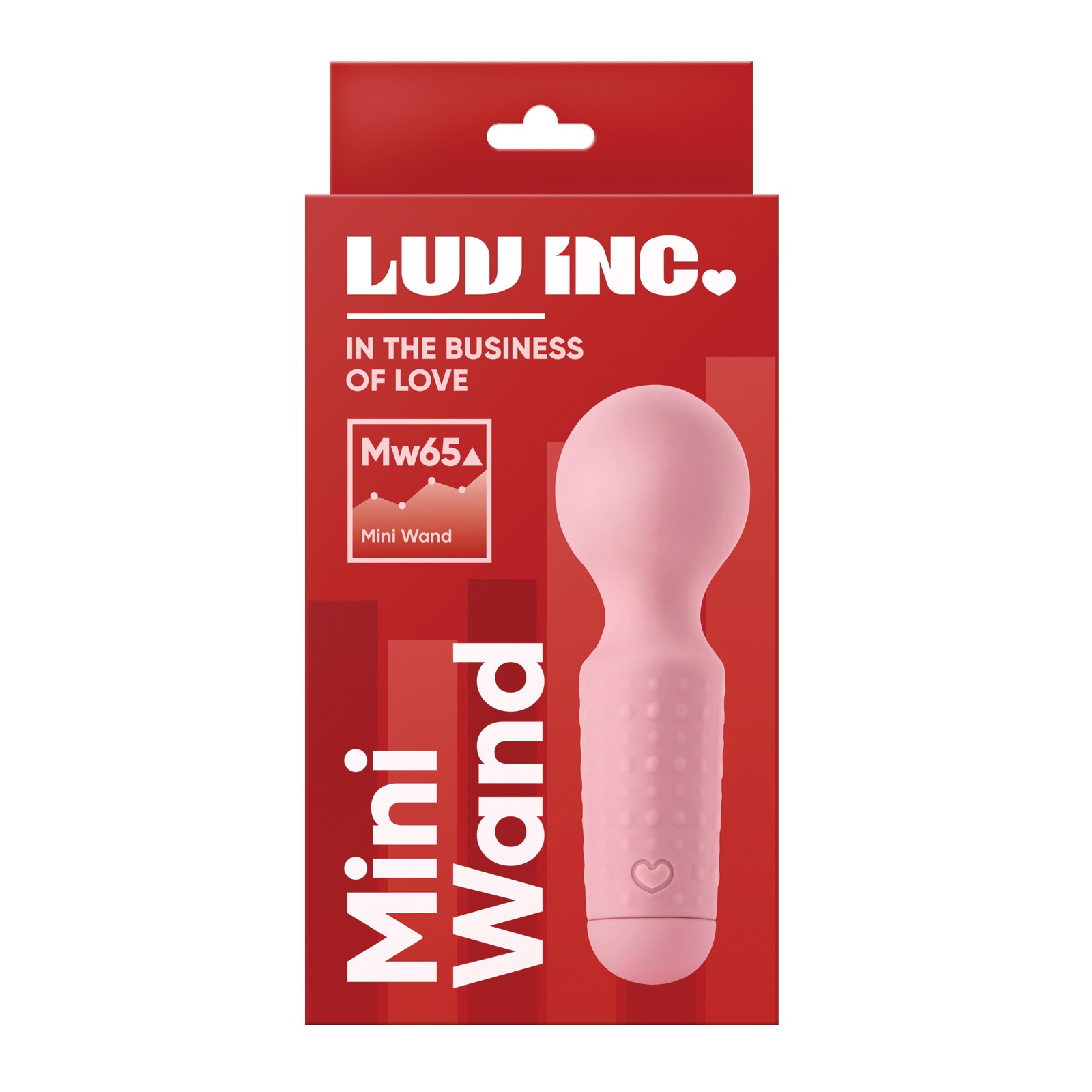 Luv Inc. Mini Varita 4 Pulgadas Rosa Vibrador