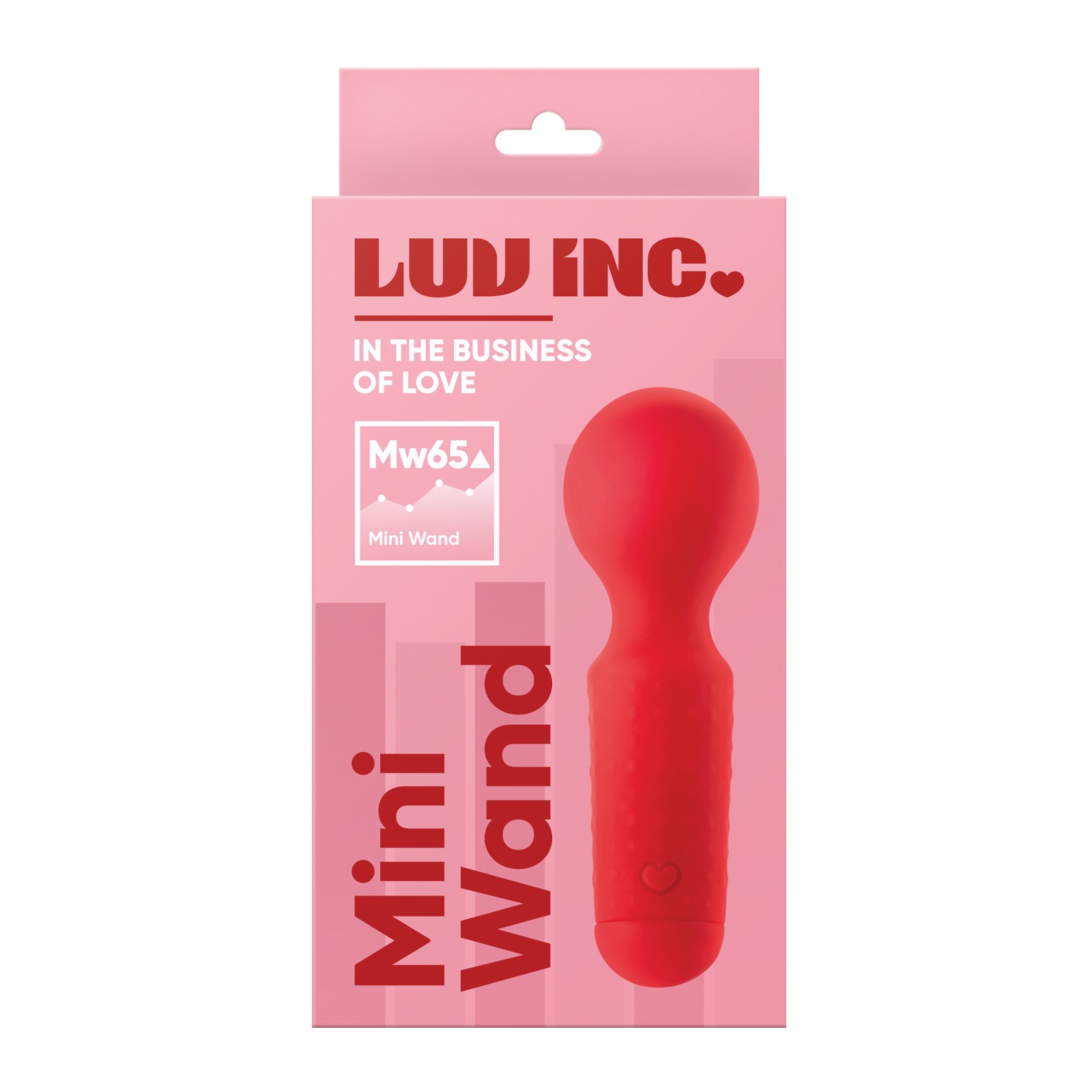 Mini Varita Luv Inc. de 4" - Roja