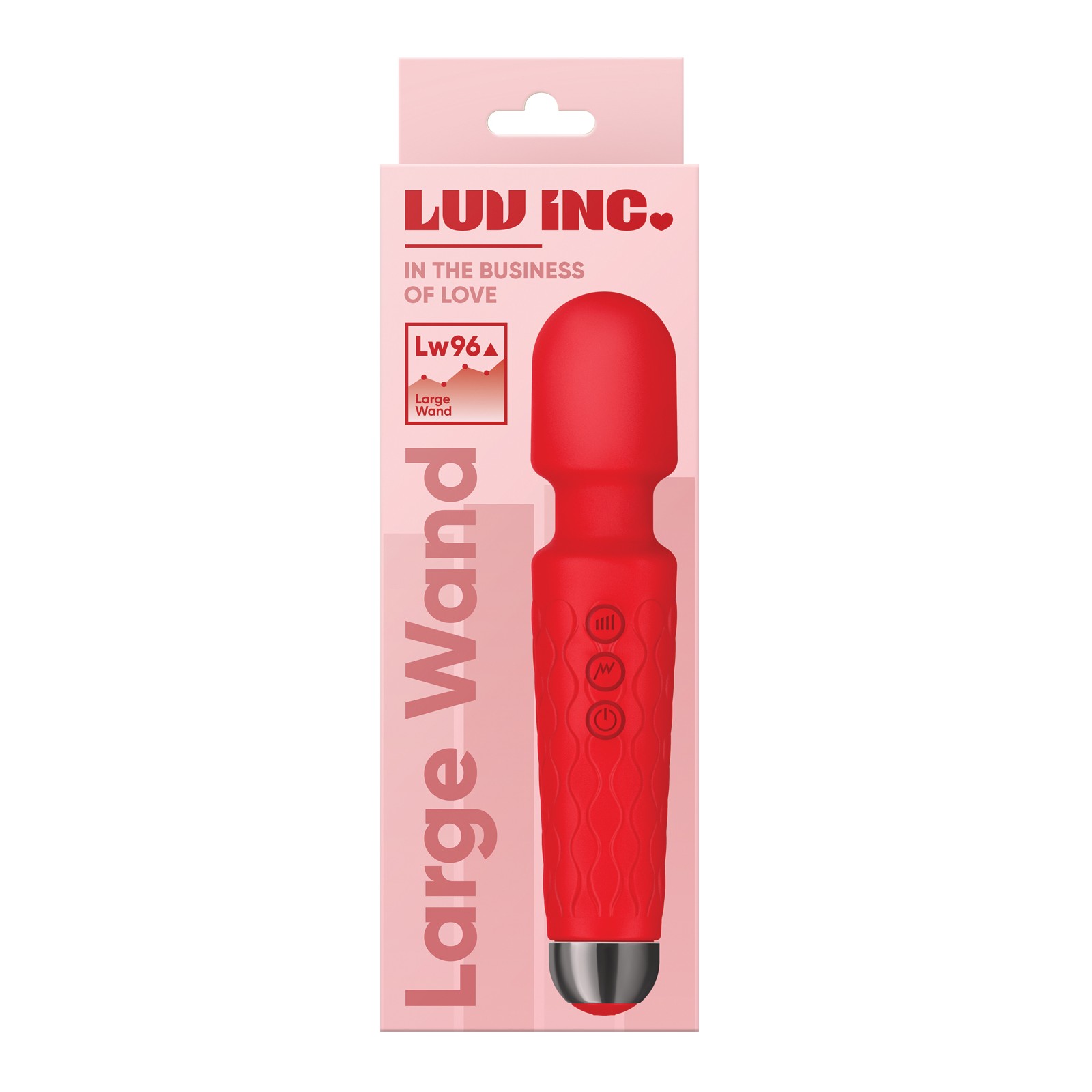 Luv Inc. 8" Large Wand - Red