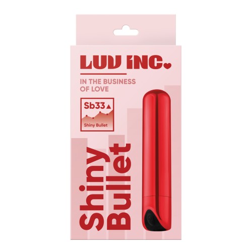 Vibrador Bala Brillante Roja Luv Inc.