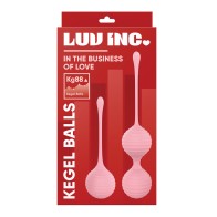 Luv Inc. Set de Bolas Kegel de Silicona - Rosa Claro