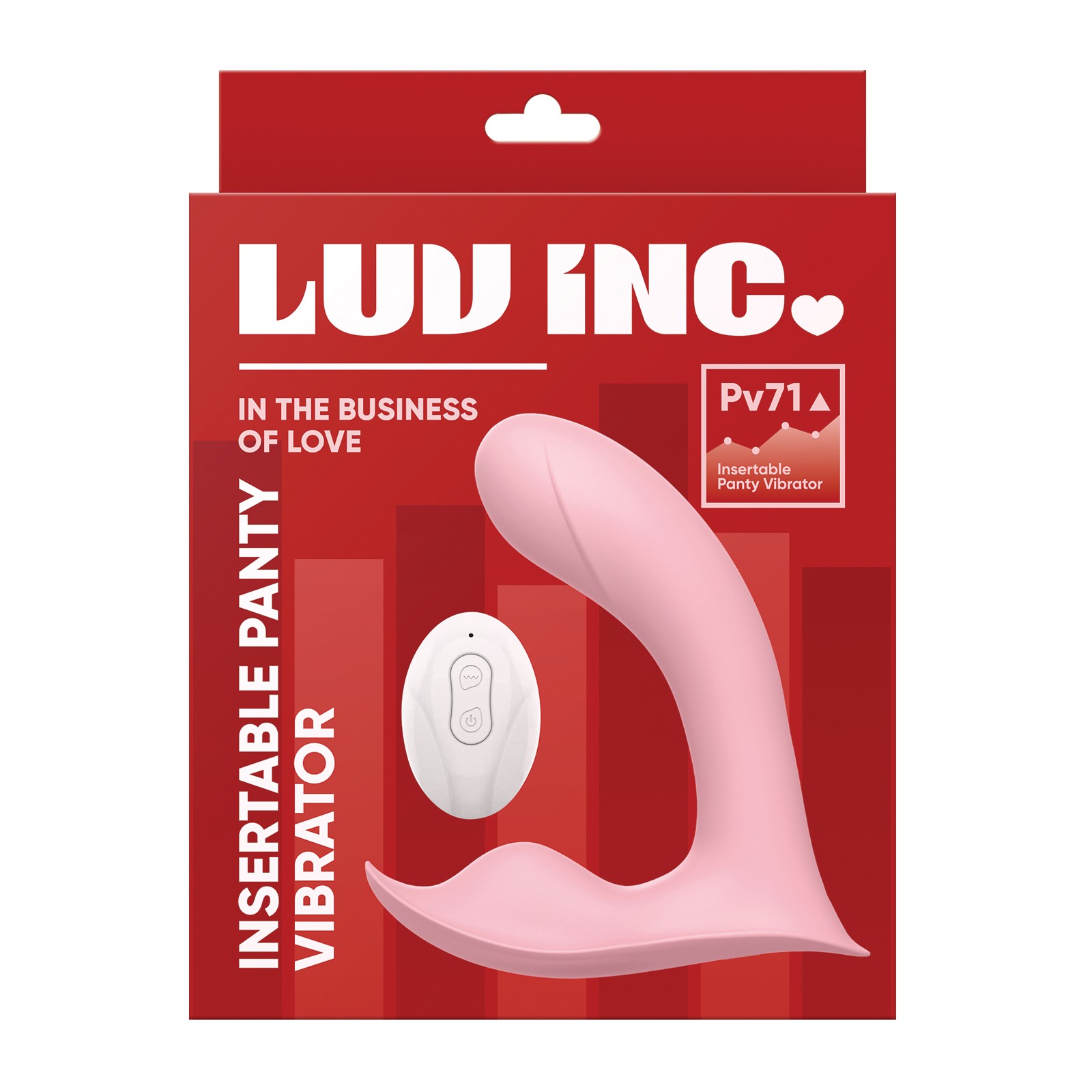 Luv Inc. Pink Remote-Controlled Panty Vibe for Empowering Pleasure