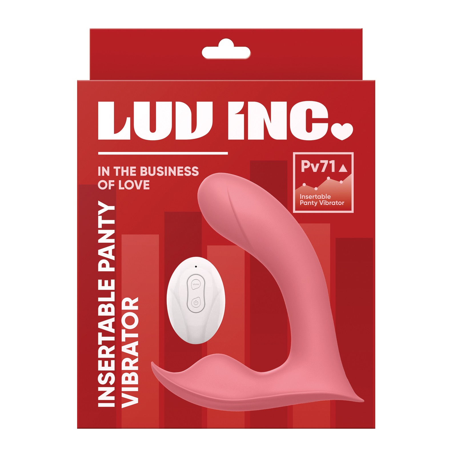 Vibrador de Panty Insertable Luv Inc. para Estimulación del Punto G