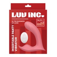 Vibrador de Panty Insertable Luv Inc. para Estimulación del Punto G