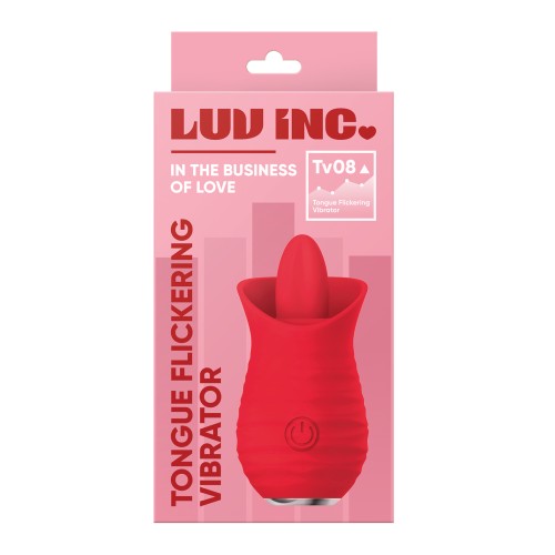 Vibrador Luv Inc. con Lengua Flickering para Placer Sensacional