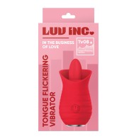 Vibrador Luv Inc. con Lengua Flickering para Placer Sensacional