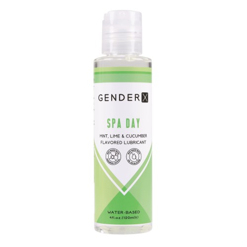 Gender X Flavored Lube 4 oz Spa Day