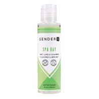 Gender X Flavored Lube 4 oz Spa Day