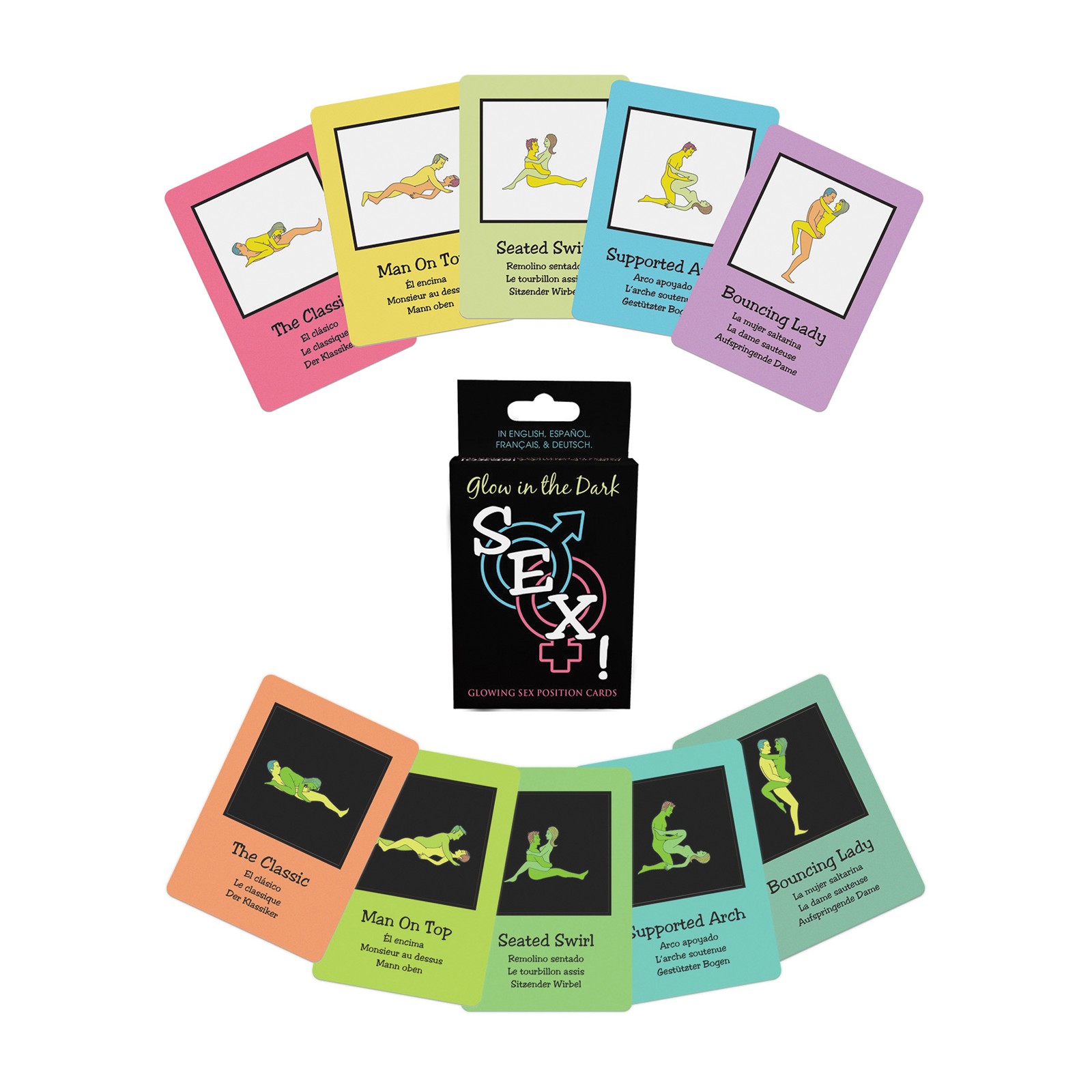 Juego de Cartas Glow in the Dark Sexo