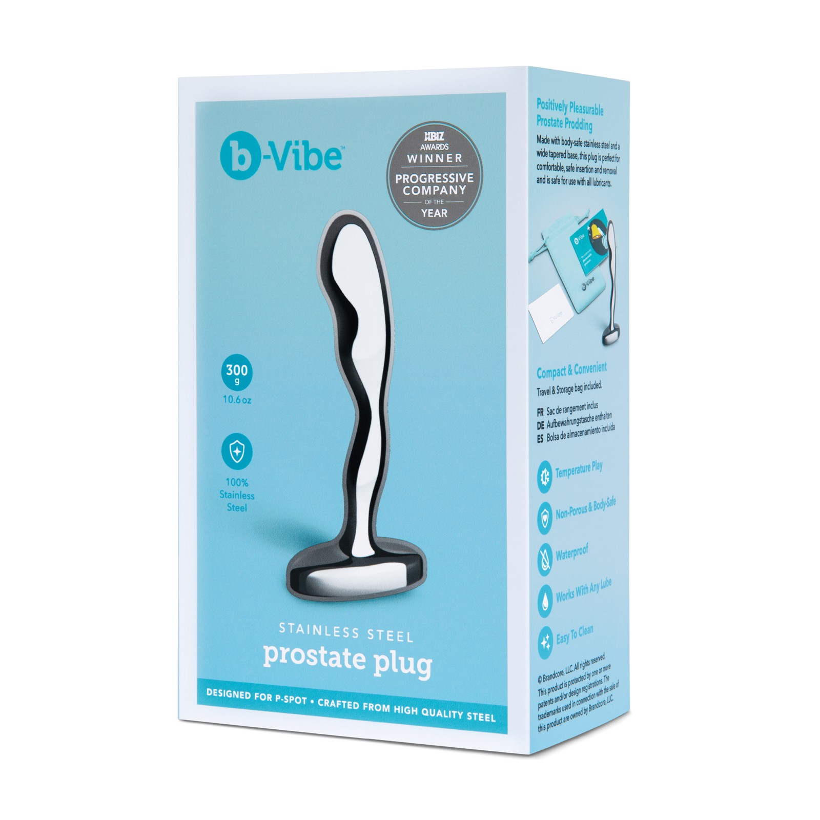 Plug Prostatic de Acero Inoxidable para Placer