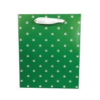 Bolsa de Regalo Polka Pot - Verde/Blanco - Perfecta para Cualquier Ocasión