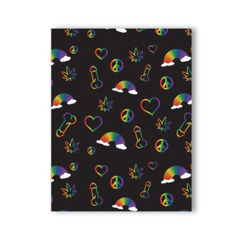 Rainbow Penis Greeting Card for All Occasions