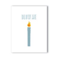 Blow Me Birthday Naughty Greeting Card