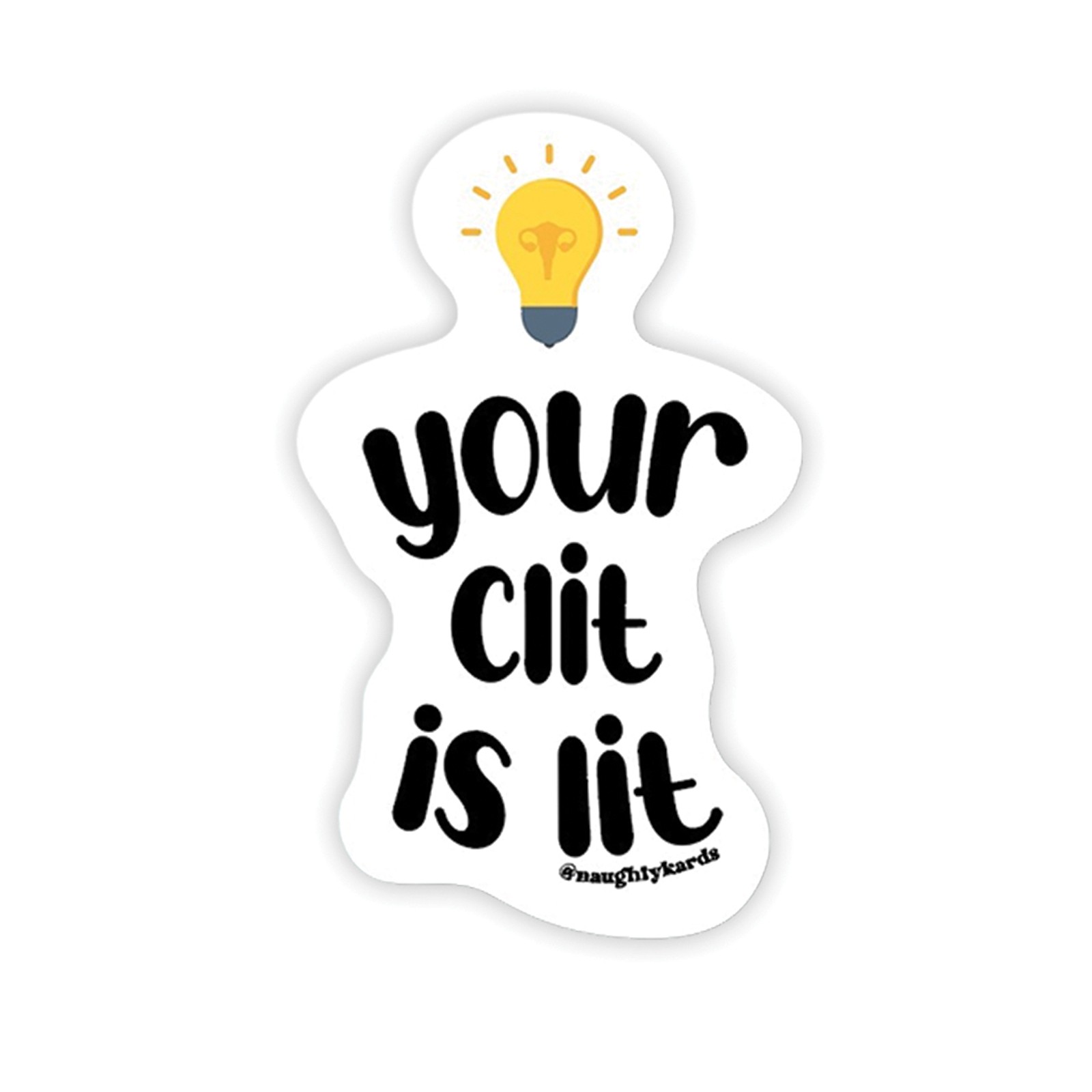 Lit Clit Naughty Stickers - 3 Pack