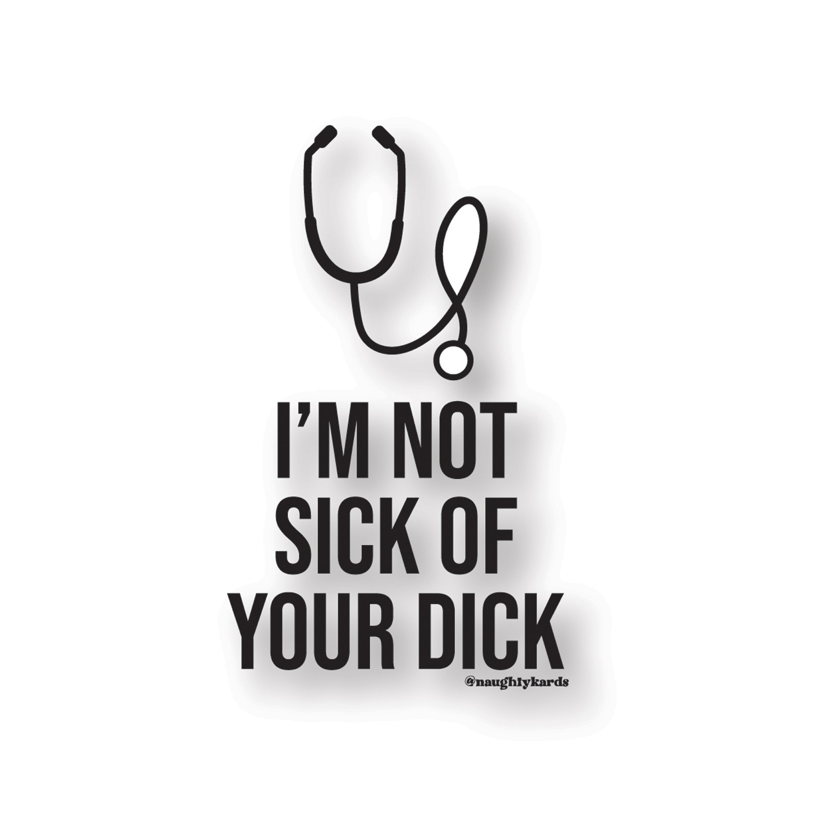 Sick Dick Sticker Irreverente Pack de 3